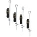 Sealey Dellonda Heavy Duty Trampoline Anchor Kit 4pc Ground Pegs Universal Fitting