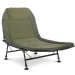 Sealey Dellonda Deluxe Wide Adjustable Fishing Bedchair Fleece Mattress & Built-In Pillow, 3 Legs & 6 Adjustable Feet