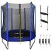 Sealey Dellonda 6ft Heavy Duty Outdoor Trampoline with Safety Net, Anchors and Ladder