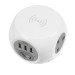 Sealey Extension Cable Cube 1.4m 3 x 230V + 3 x USB Sockets & Wireless Charging Pad