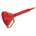 Sealey Funnel with Flexi Spout & Filter Medium 160mm