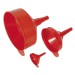 Sealey Funnel Set 3pc