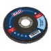 Sealey Flap Disc Zirconium 100mm 16mm Bore 120Grit