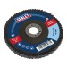 Sealey Flap Disc Zirconium 100mm 16mm Bore 60Grit
