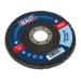 Sealey Flap Disc Zirconium 115mm 22mm Bore 120Grit