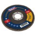 Sealey Flap Disc Aluminium Oxide 125mm 22mm Bore 120Grit