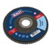 Sealey Flap Disc Zirconium 125mm 22mm Bore 40Grit