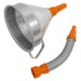 Sealey Funnel Metal with Flexi Spout & Filter 200mm