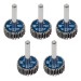 Sealey Flap Wheel 25 x 10mm 6mm Shaft Assorted Grit - Pack of 5
