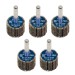 Sealey Flap Wheel 25 x 20mm 6mm Shaft Assorted Grit - Pack of 5