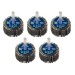 Sealey Flap Wheel 40 x 20mm 6mm Shaft Assorted Grit - Pack of 5