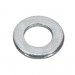 Sealey Flat Washer M4 x 9mm Form A Zinc DIN 125 Pack of 100