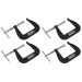 Sealey 4pc Junior C-Clamp Set  - 64mm x 64mm