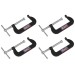 Sealey 4pc Set Junior C-Clamp  - 76mm x 35mm