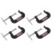 Sealey  4pc Set Junior C-Clamp  - 51mm x 32mm