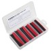 Sealey Heat Shrink Tubing Black & Red 100mm 95pc