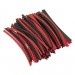 Sealey Heat Shrink Tubing Black & Red 200mm Pack of 100