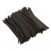 Sealey Heat Shrink Tubing Black 200mm Pack of 100