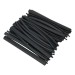 Sealey Heat Shrink Tubing Assortment 72pc Black Adhesive Lined 200mm