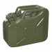 Sealey Jerry Can 10ltr - Green