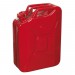 Sealey Jerry Can 20ltr - Red