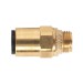 Sealey Brass SuperThread Straight Adaptor 6mm x 1/8\"BSP Pack of 2