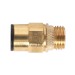 Sealey Brass SuperThread Straight Adaptor 8mm x 1/4\"BSP Pack of 2