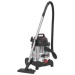 Sealey Vacuum Cleaner Industrial Wet/Dry 20ltr 1250W/230V Stainless Bin