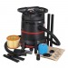 Sealey Vacuum Cleaner Industrial Wet & Dry 35ltr 2000W/230V Plastic Drum M Class Filtration with Self Cleaning Filter & 