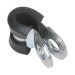 Sealey P-Clip Rubber Lined 5mm Pack of 25