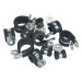 Sealey P-Clip Rubber Lined Assortment Pack of 60