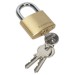 Sealey Brass Body Padlock 40mm