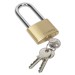 Sealey Brass Body Padlock Long Shackle 50mm