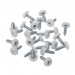 Sealey Number Plate Screw Plastic Enclosed Head 4.8 x 18mm White Pack of 50