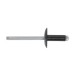 Sealey Aluminium Rivet Black Large Flange 4.8 x 14mm Pack of 200