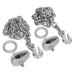 Sealey Chain Kit 2 x 1.5mtr Chains 2 Clamps