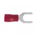 Sealey Easy-Entry Fork Terminal 5.3mm (2BA) Red Pack of 100