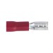 Sealey Push-On Terminal 2.8mm Female Red Pack of 100