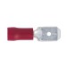 Sealey Push-On Terminal 6.3mm Male Red Pack of 100