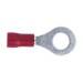 Sealey Easy-Entry Ring Terminal 6.4mm (1/4\") Red Pack of 100