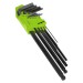 Siegen Imperial Extra-Long Ball-End Hex Key Set 9pc