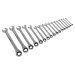 Sealey Combination Ratchet Spanner Set 17pc Metric