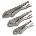 Siegen Locking Pliers Set 3pc