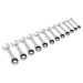 Siegen Stubby Ratchet Combination Spanner Set 12pc
