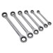 Siegen Double End Ratchet Ring Spanner Set 6pc