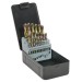 Siegen HSS Edge Ground Drill Bit Set 25pc - DIN 338