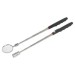Siegen Telescopic Magnetic LED Pick-Up Tool & Inspection Mirror Set 2pc