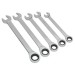 Sealey S0985 Combination Ratchet Spanner Set 5pc Metric