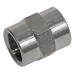 Sealey Double Female Union 1/4\"BSP to 1/4\"BSP