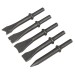 Sealey Air Hammer Chisel Set 5pc 120mm .401\" Shank